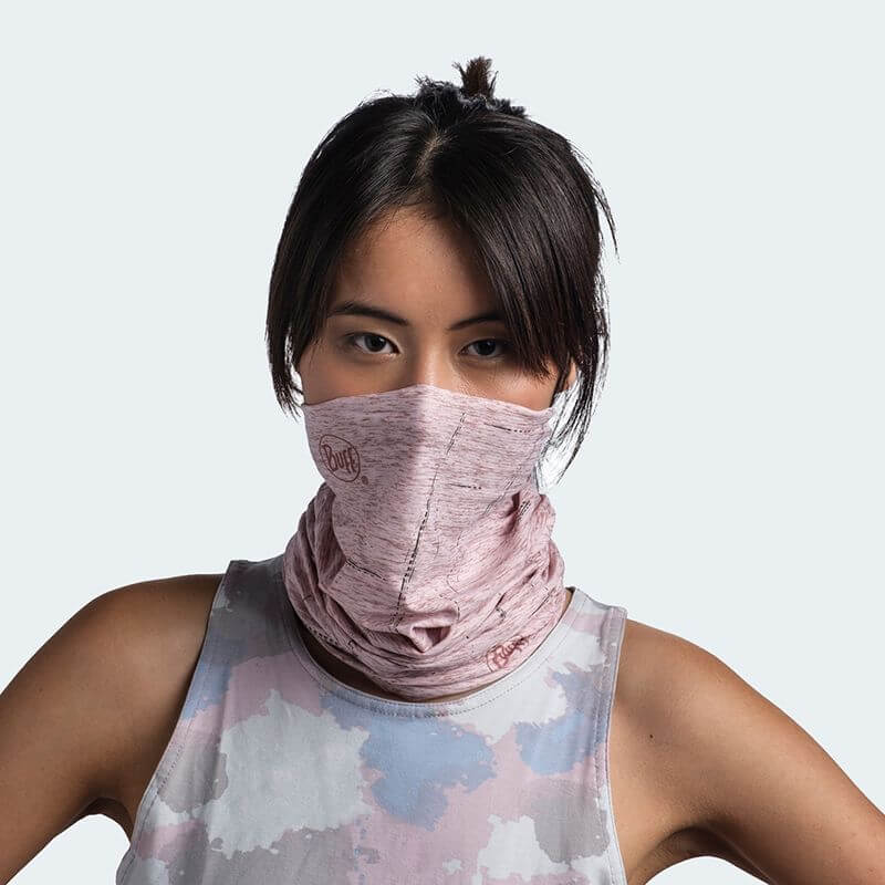 Buff Reflective Multifunctional Neckwear - HTR Rosepink