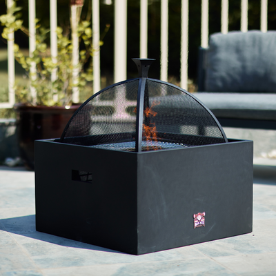 Bad Axe The Log Cabin Fire Pit - Shop  Fire Pits at  Trekaline