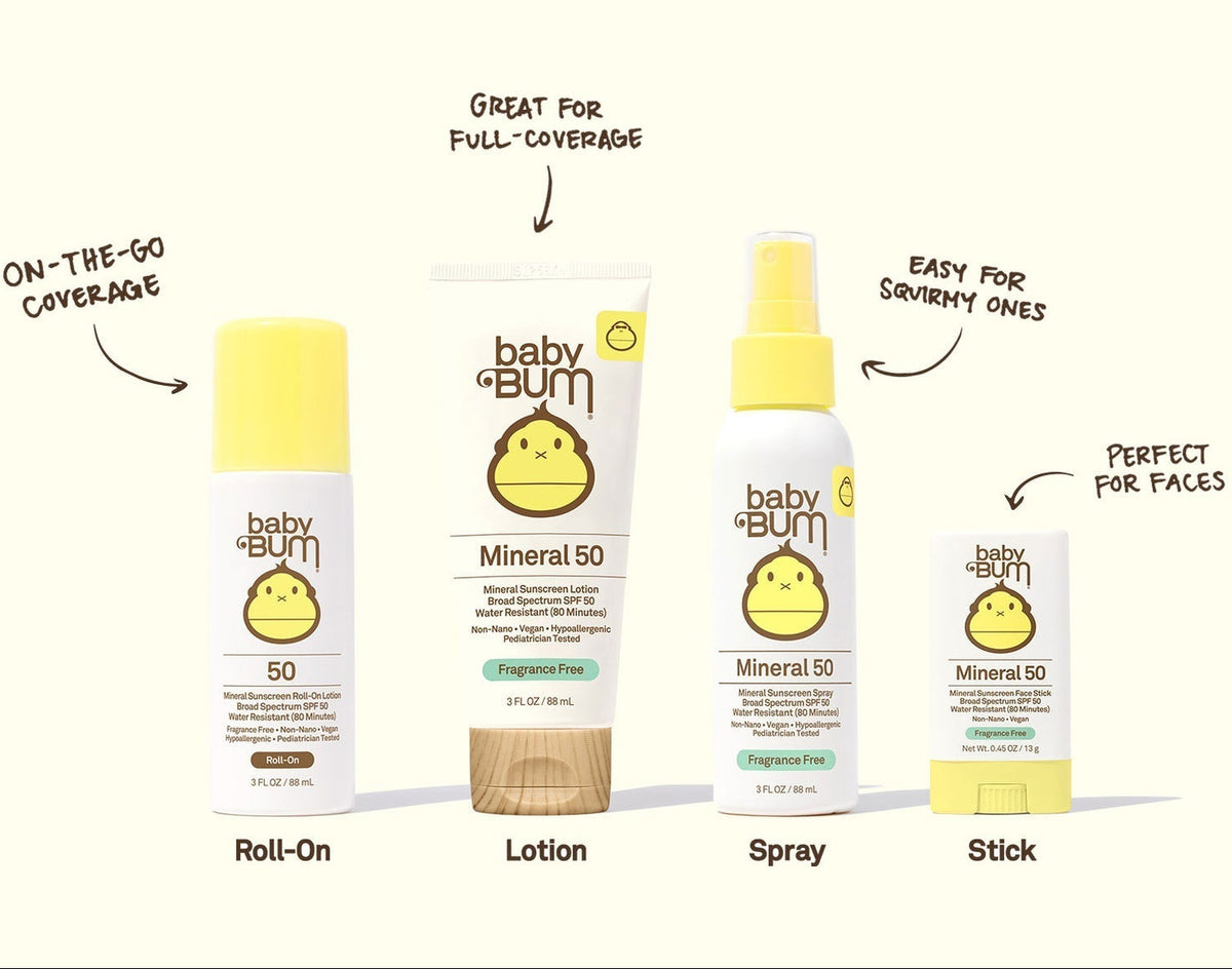 Sun Bum Baby Bum Mineral SPF 50 Sunscreen Face Stick