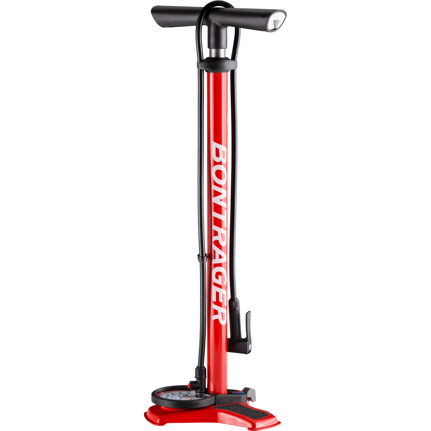 Bontrager Dual Charger Floor Pump Red