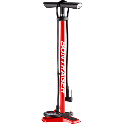 Bontrager Dual Charger Floor Pump Red