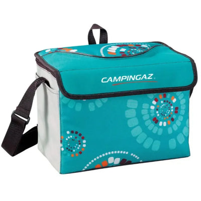 Campingaz Ethnic MiniMaxi 9L Soft Cooler Bag in vibrant design, ideal for UAE outdoor adventures, featuring compact and efficient chill storage.