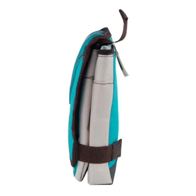 Side view of Campingaz Ethnic MiniMaxi 9L Soft Cooler Bag, compact and efficient for UAE outdoor adventures.