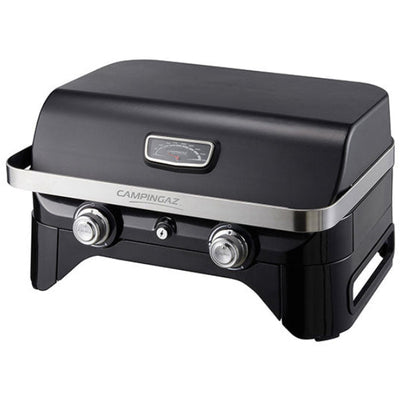 Campingaz Attitude 2100 LX Portable Gas Grill with sleek design, ideal for balcony barbecues.