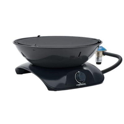 Campingaz 360 Grill Stove CV Anthracite, innovative tabletop gas grill, circular design for shared outdoor cooking, UAE camping essential.