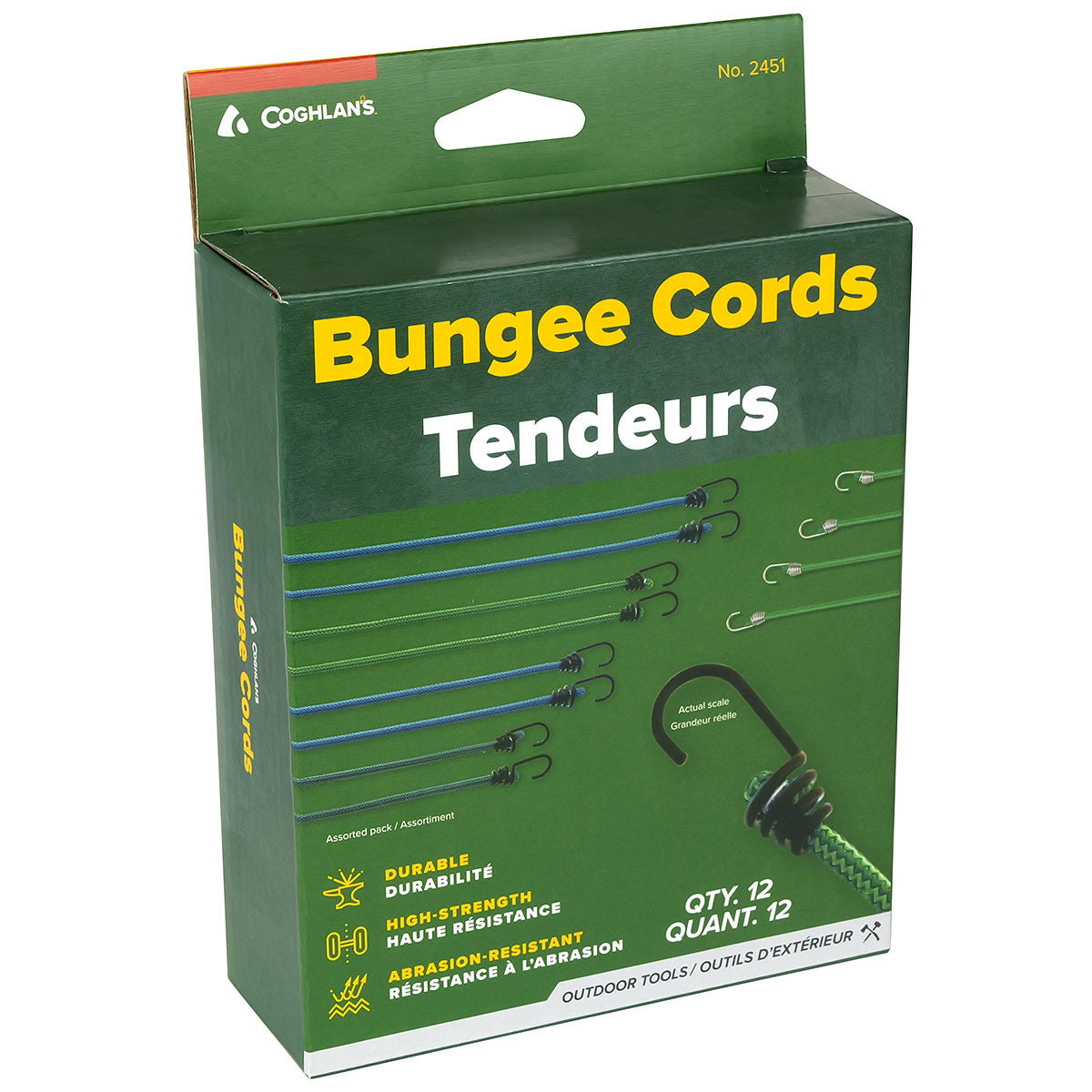 Coghlan's Assorted Bungee Cords 12 Pack - Shop  Bungee Cords at  Trekaline