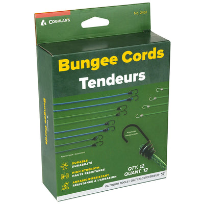 Coghlan's Assorted Bungee Cords 12 Pack - Shop  Bungee Cords at  Trekaline