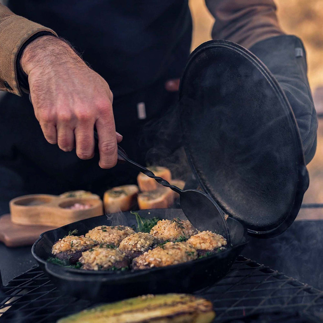 Cowboy Grill Chef Spoon - Shop  Cooking Utensils at  Trekaline