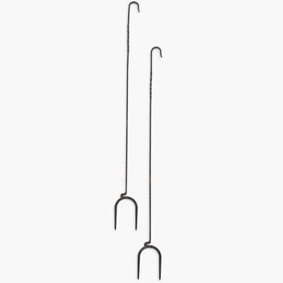 Barebones Cowboy Grill Roasting Sticks 2 Sets, premium forged campfire cooking tools