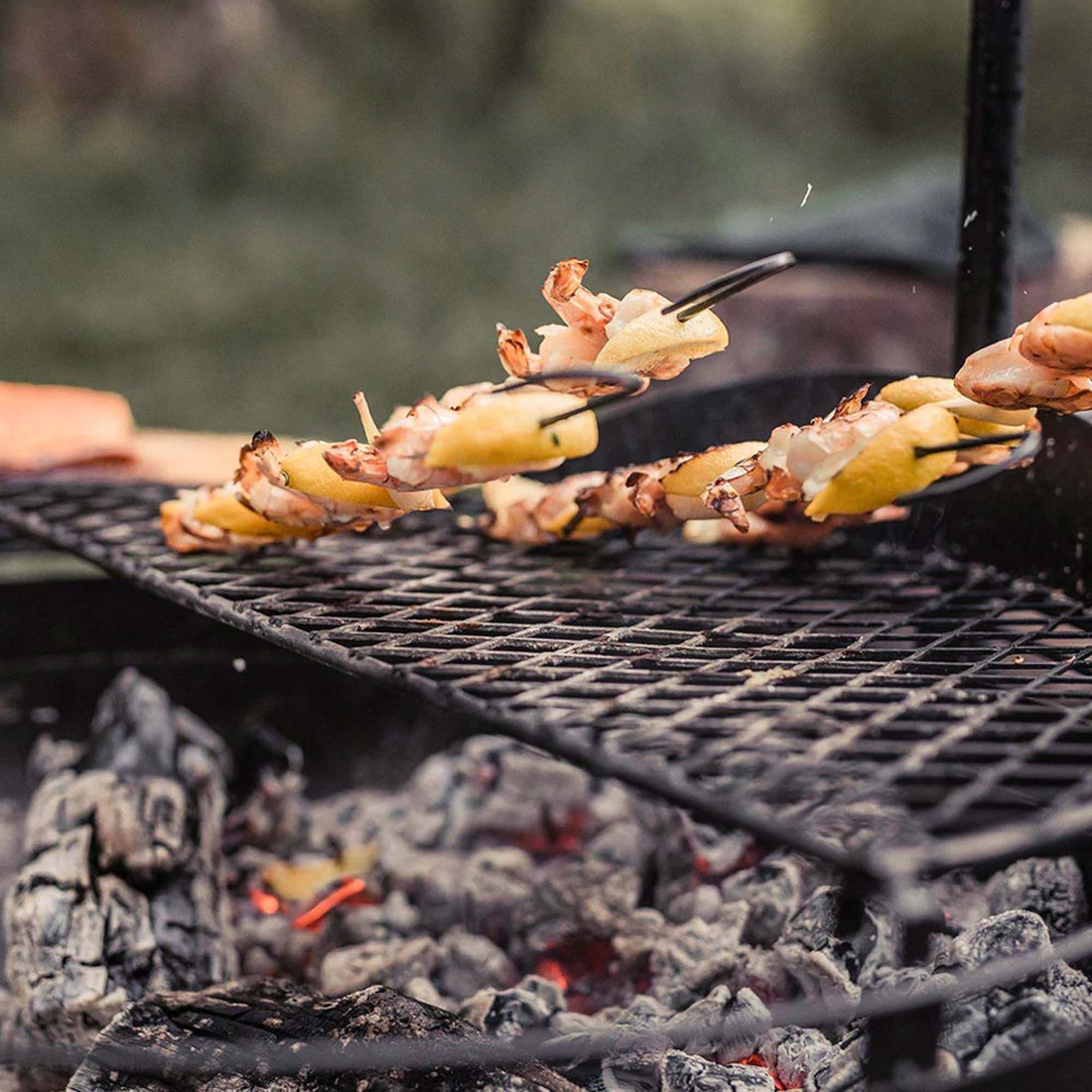 Cowboy Grill Steel Skewers ( 4 Sets) - Shop  Grill and Fire Pit Accessories at  Trekaline