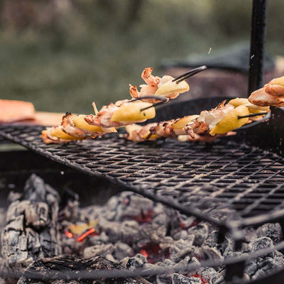 Cowboy Grill Steel Skewers ( 4 Sets) - Shop  Grill and Fire Pit Accessories at  Trekaline