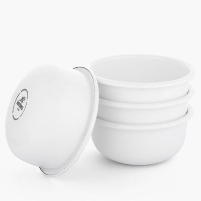 Barebones Rolled Enamelware Side Bowl Set of 4 - Shop  Camping Bowls at  Trekaline