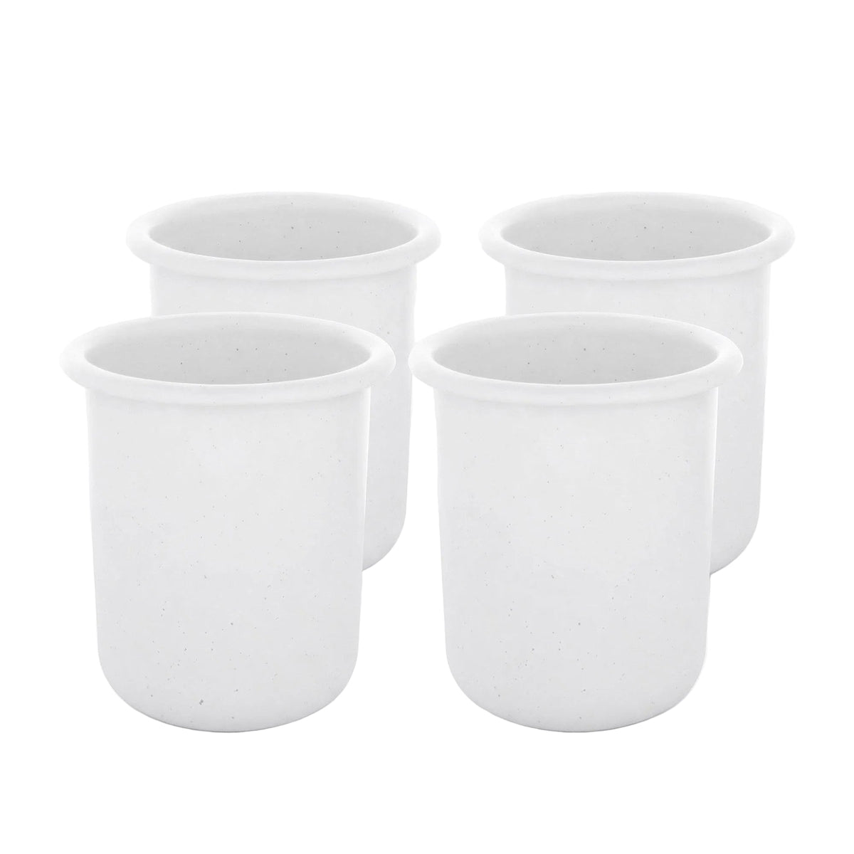 Barebones Rolled Enamelware Cup Set of 4 - Shop  Camping Cups at  Trekaline