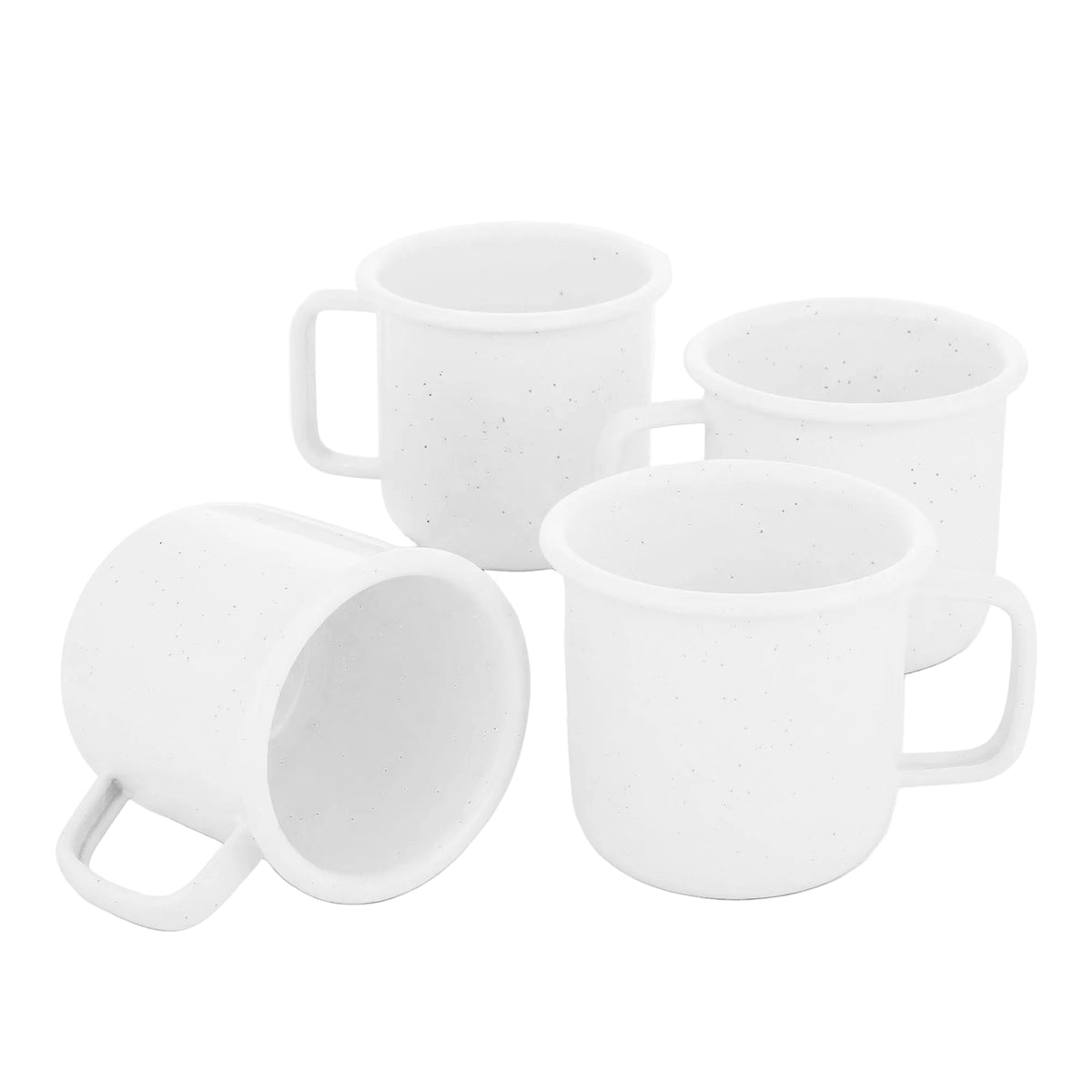Barebones Rolled Enamelware Mug oz Set of 4 - Shop  Camping Mugs at  Trekaline