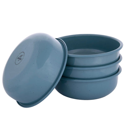 Barebones Rolled Enamelware Bowl Set of 4 - Shop  Camping Bowls at  Trekaline