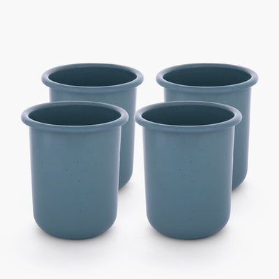 Barebones Rolled Enamelware Cup Set of 4 - Shop  Camping Cups at  Trekaline