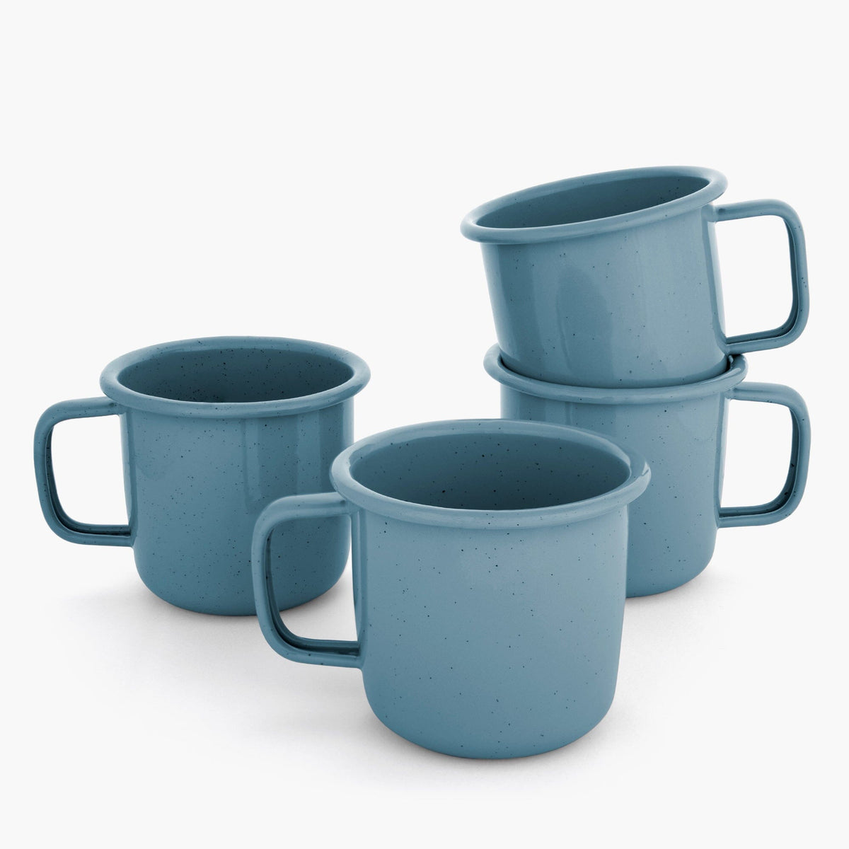 Barebones Rolled Enamelware Mug oz Set of 4 - Shop  Camping Mugs at  Trekaline