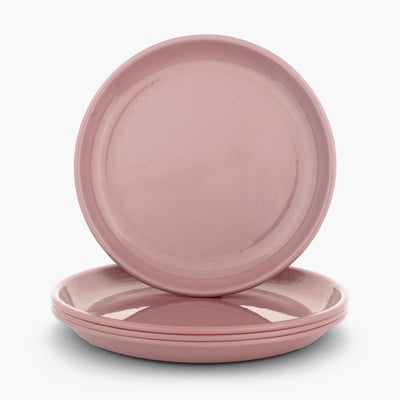 Barebones Rolled Enamelware Plate Set of 4 - Shop  Camping Plates at  Trekaline