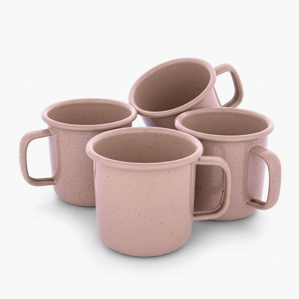 Barebones Rolled Enamelware Mug oz Set of 4 - Shop  Camping Mugs at  Trekaline