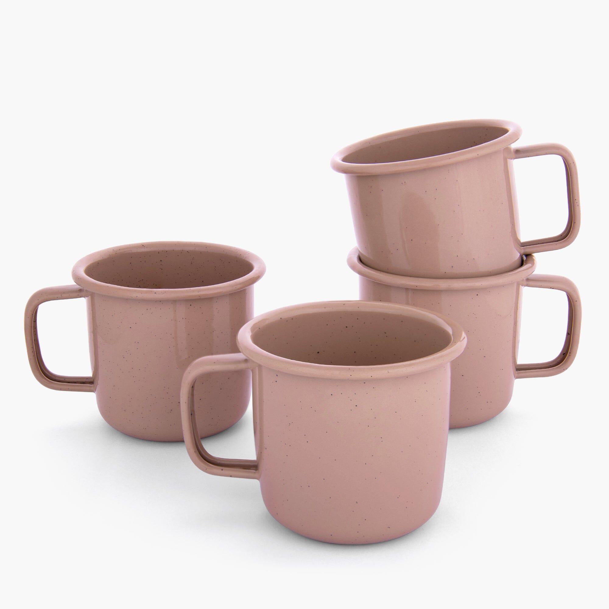 Barebones Rolled Enamelware Mug oz Set of 4 - Shop  Camping Mugs at  Trekaline