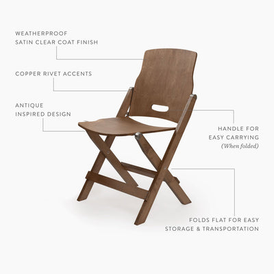 Barebones Ridgetop Wood Folding Chair - Shop  Camp Chairs at  Trekaline