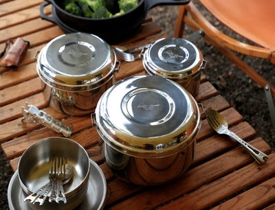 MSR Alpine 4 Stainless Steel Pot Set - Shop  Cooksets at  Trekaline