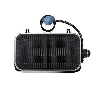 Top view of Campingaz Attitude 2go CV tabletop gas grill, showcasing its compact design for portable barbecuing.