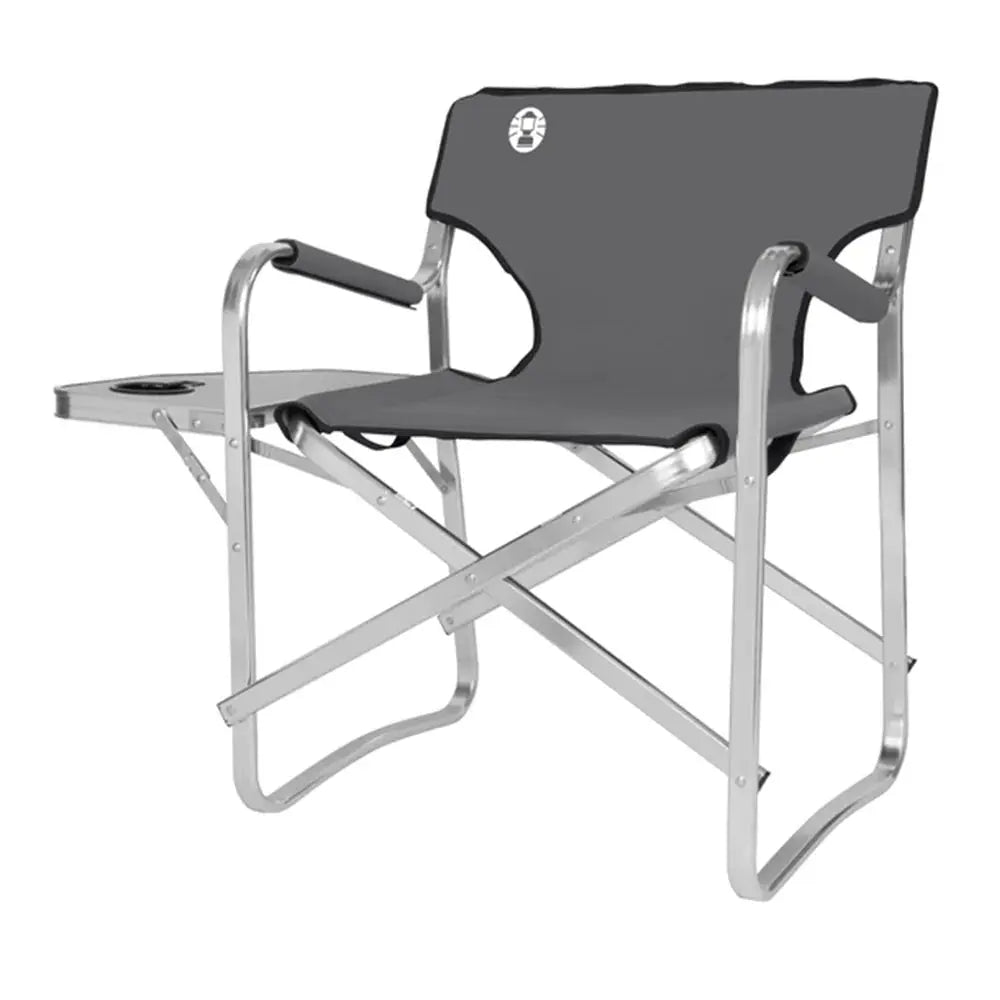 Coleman Aluminum Deck Chair with Table - Shop  Camp Chairs at  Trekaline