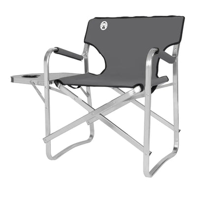 Coleman Aluminum Deck Chair with Table - Shop  Camp Chairs at  Trekaline