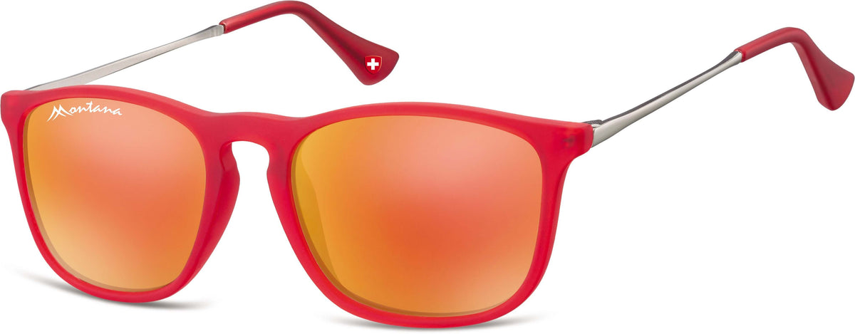 Montana Eyewear Revo Rubbertouch Square Sunglasses - Kids