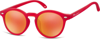 Montana Eyewear Revo Rubbertouch Round Sunglasses - Kids