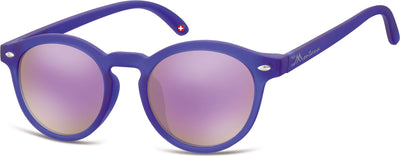 Montana Eyewear Revo Rubbertouch Round Sunglasses - Kids