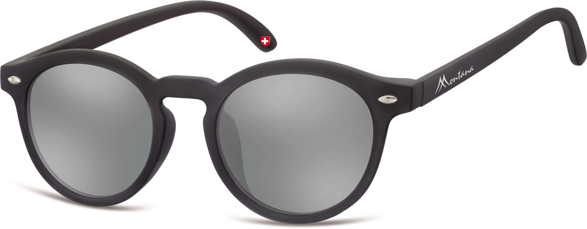 Montana Eyewear Revo Rubbertouch Round Sunglasses - Kids