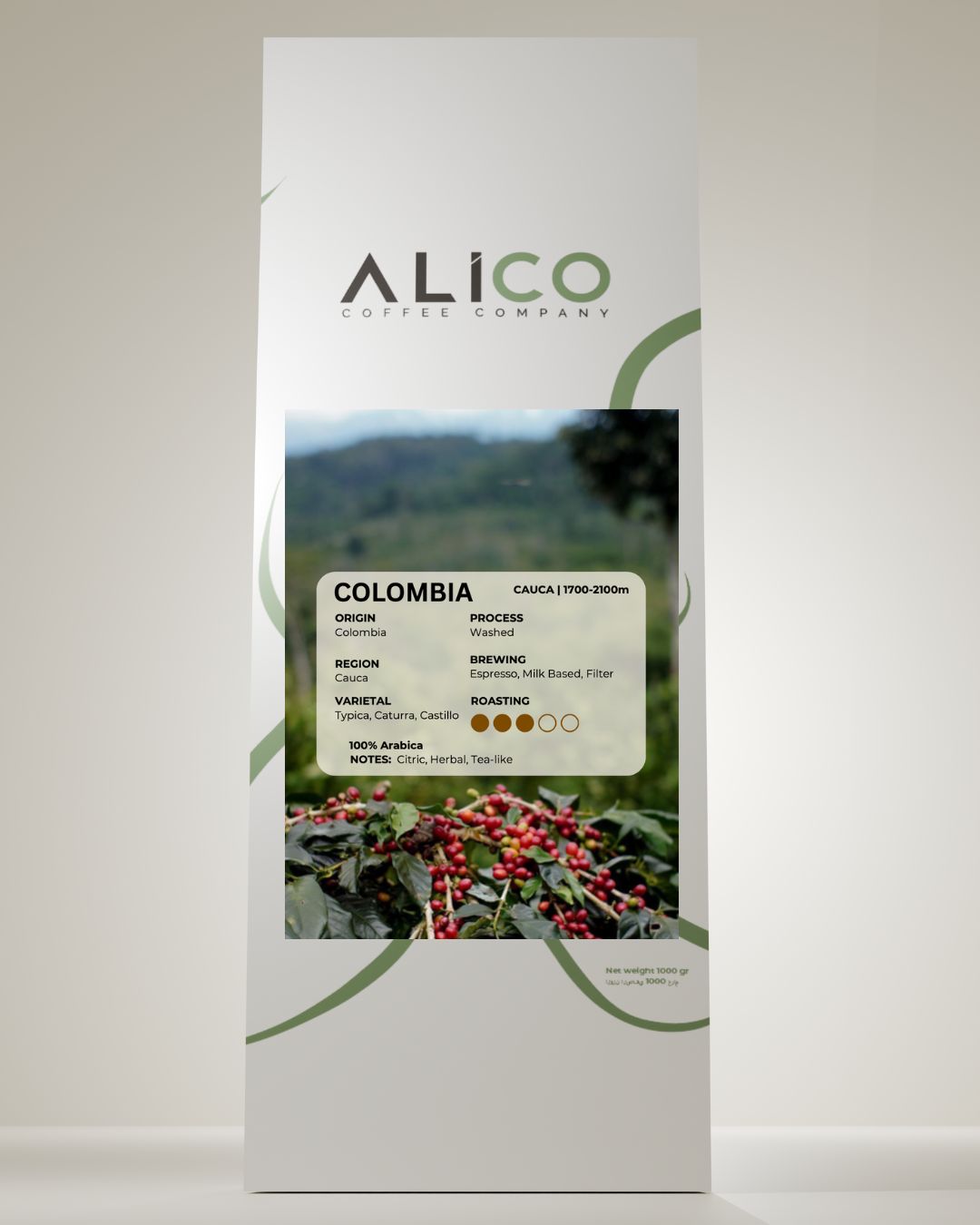 Alico Fine Roasters Colombia Cauca Coffee