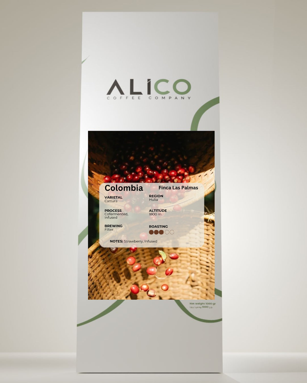 Alico Coffee Colombia Strawberry Co-Fermented