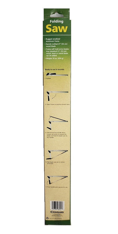 Coghlan's 21-Inch Camp Folding Saw - Shop  Camp Saws at  Trekaline