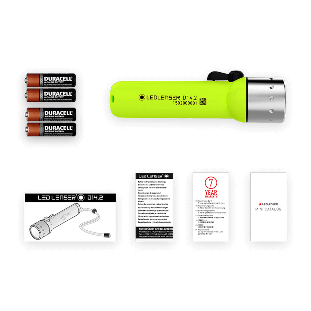 Ledlenser D14.2 Diving Flashlight