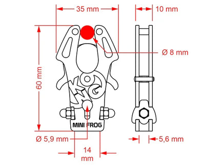 Kong Mini Frog Accessory Connector