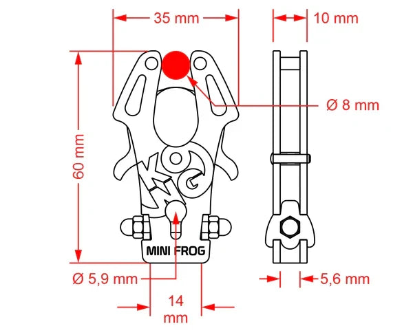 Kong Mini Frog Accessory Connector
