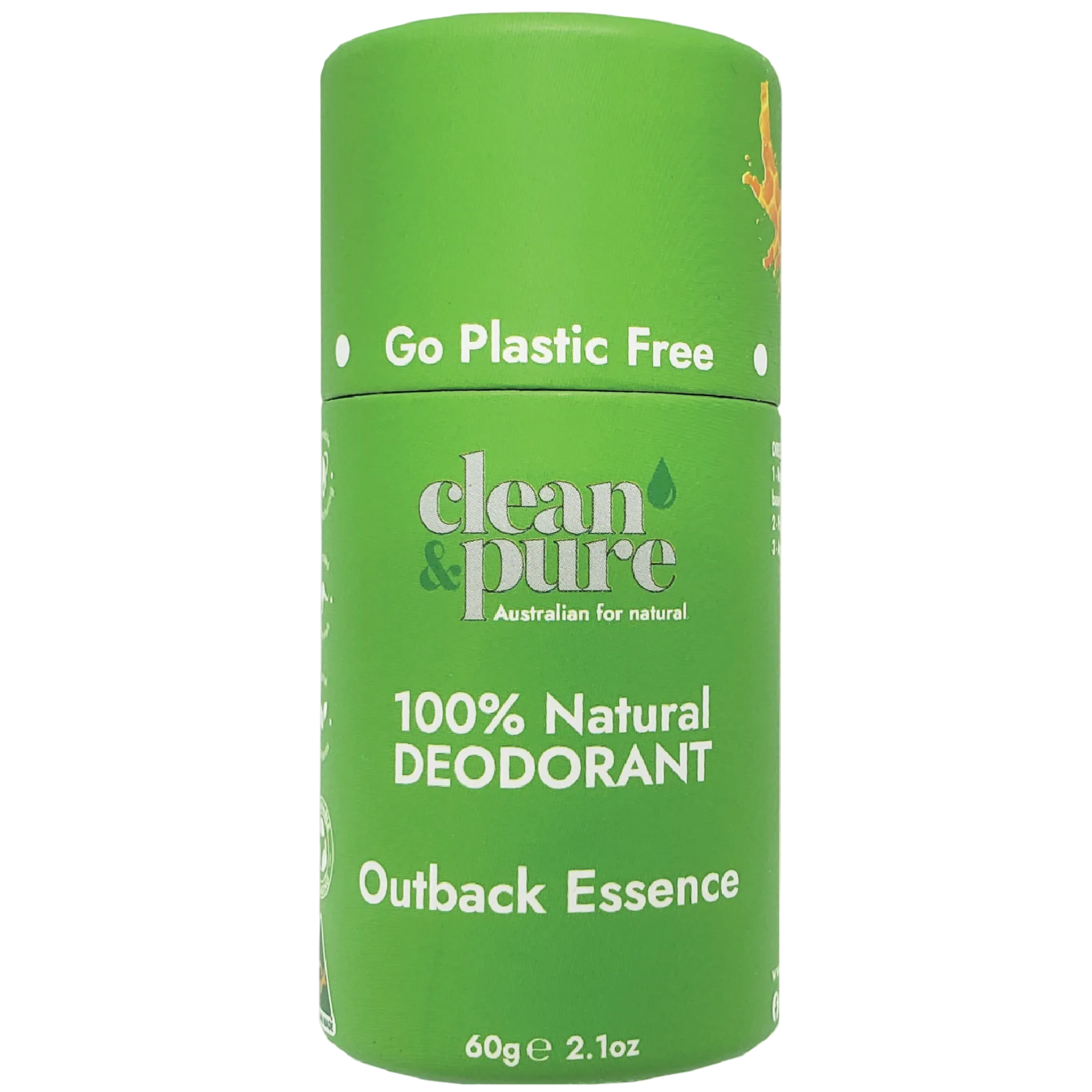 Clean & Pure Outback Essence Natural Deodorant 60g - Shop  Deodorant at  Trekaline