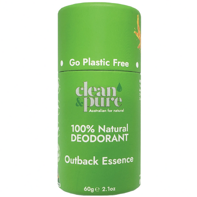 Clean & Pure Outback Essence Natural Deodorant 60g - Shop  Deodorant at  Trekaline