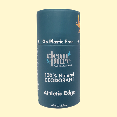 Clean & Pure Athletic Edge Natural Deodorant 60g - Shop  Deodorant at  Trekaline