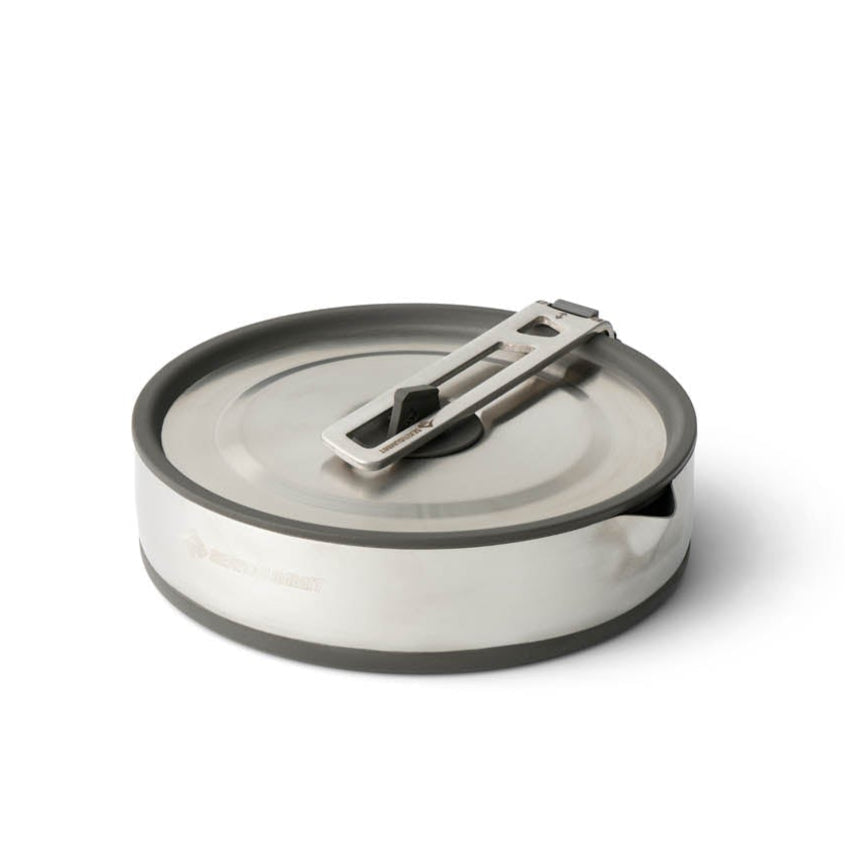 Sea to Summit Detour Stainless Steel Collapsible Pouring Pot 1.8L - Shop  Cook Pots at  Trekaline