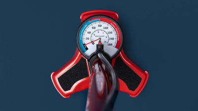 Bontrager Dual Charger Floor Pump Red
