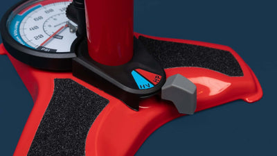 Bontrager Dual Charger Floor Pump Red