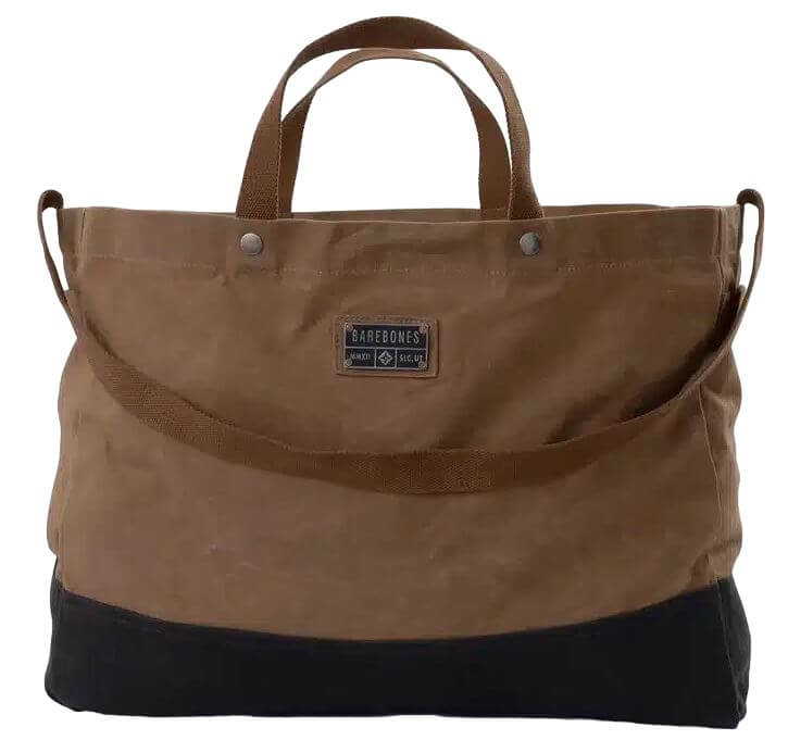 Barebones Neelum Firewood Carrier Tote - Khaki - Shop  Tote Bags at  Trekaline