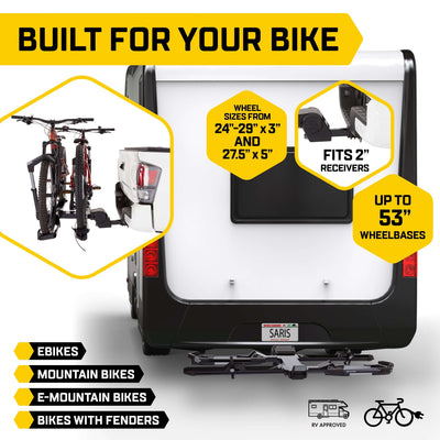 Saris EDGE 2-Bike Hitch Rack