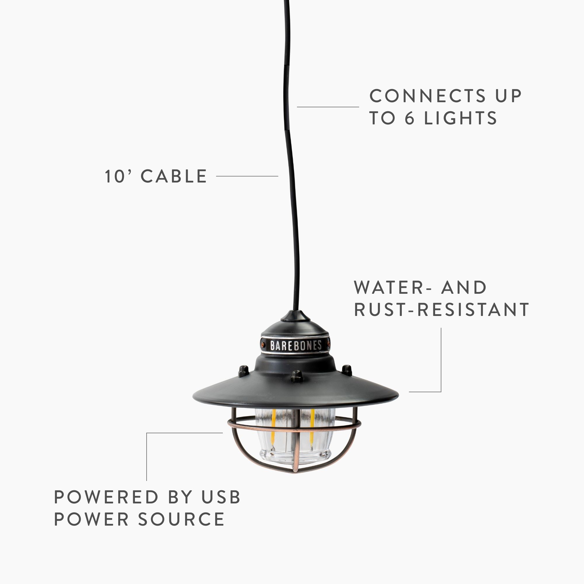 Barebones Edison Pendant Light - Shop  Electric Lanterns at  Trekaline