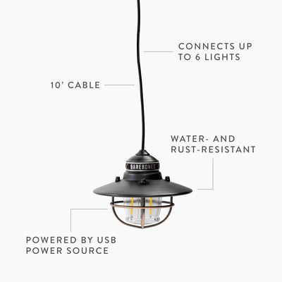 Barebones Edison Pendant Light - Shop  Electric Lanterns at  Trekaline