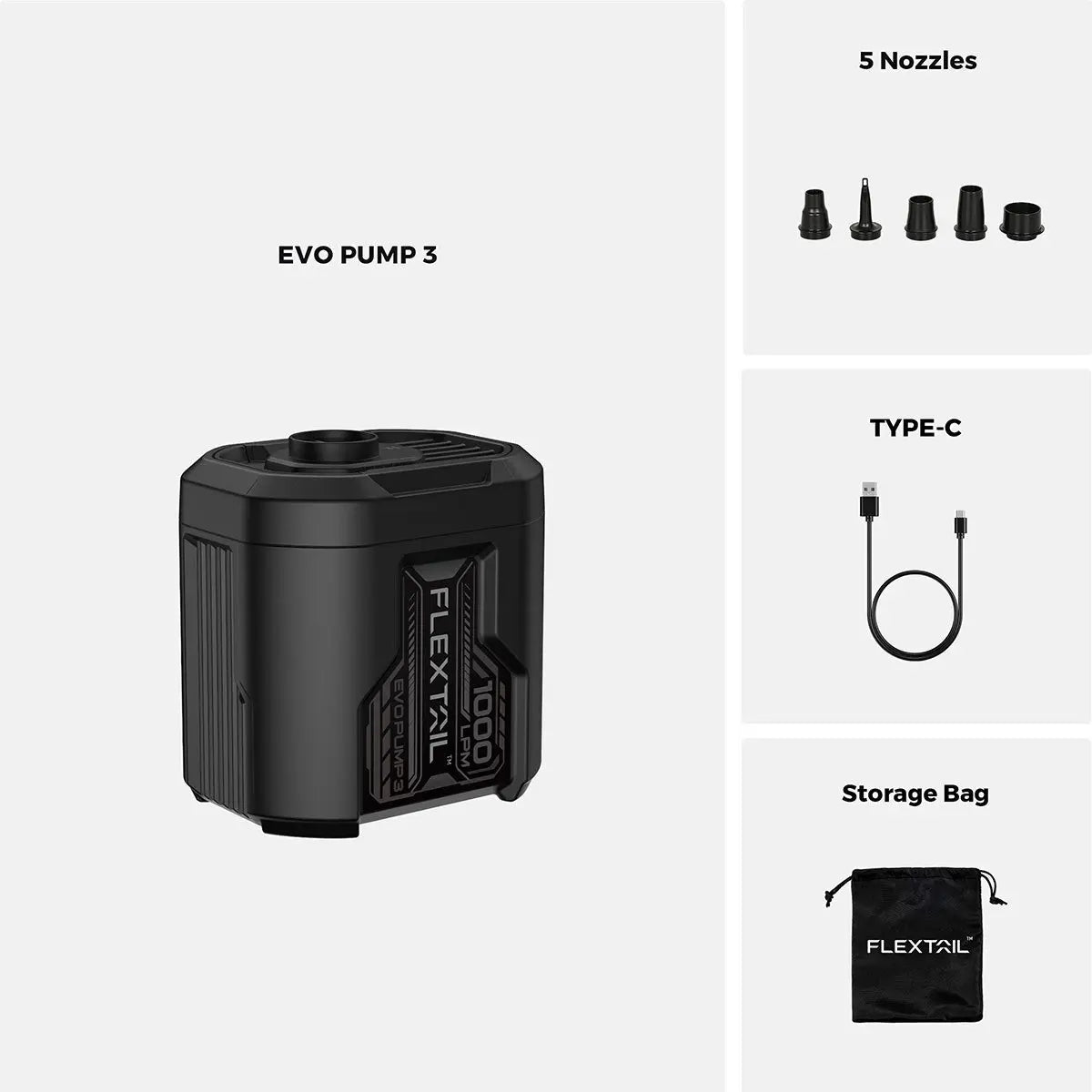 Flextail Evo Pump 3 Electric Air Pump Portable Inflator